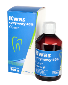 Kwas cytrynowy 40% 200 g V-DENTAL