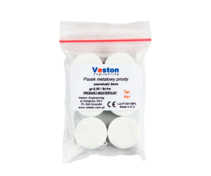Pasek metalowy prosty uniwersalny 6 szt. Veston