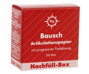 Kalka prostokątna 200µ czerwona Bausch BK 1002