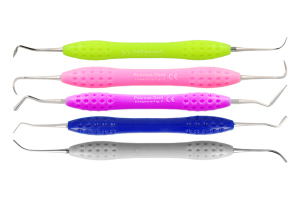 Narzędzia z rączką silikonową do odbudowy zębów